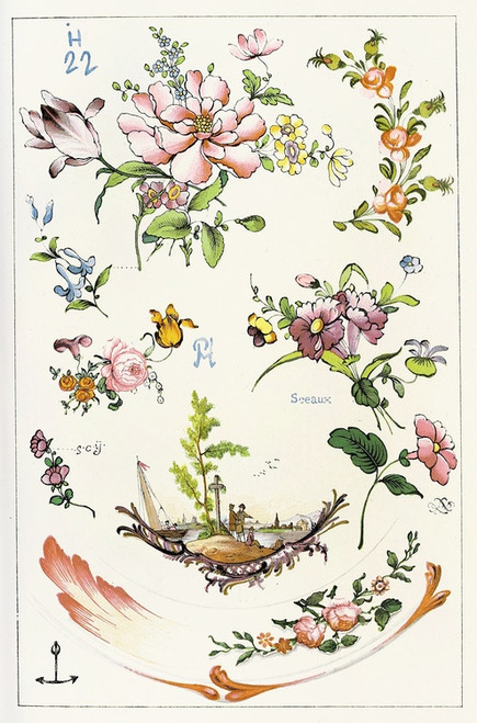 Digital Print - Dictionnaire De La Ceramique Pl.11 by Edouard Garnier