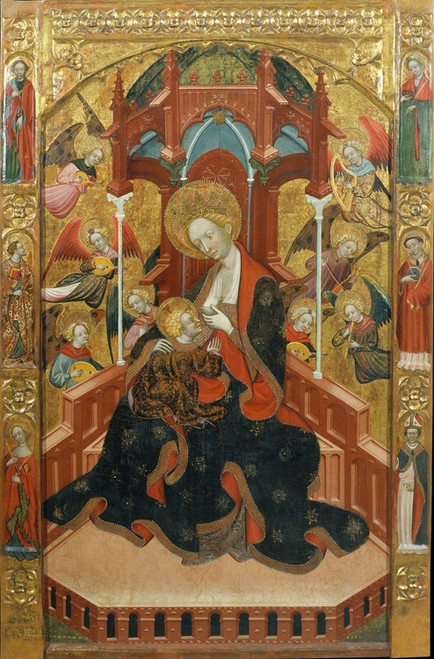 Digital Print - Virgin Suckling the Child by Ramon de Mur