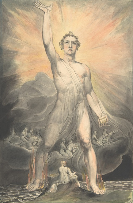 Digital Print - Angel of the Revelation (Book of Revelation, chapter 10) by William Blake