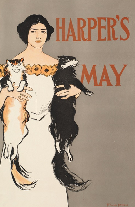 Digital Print - Harper's May by Edward Penfield