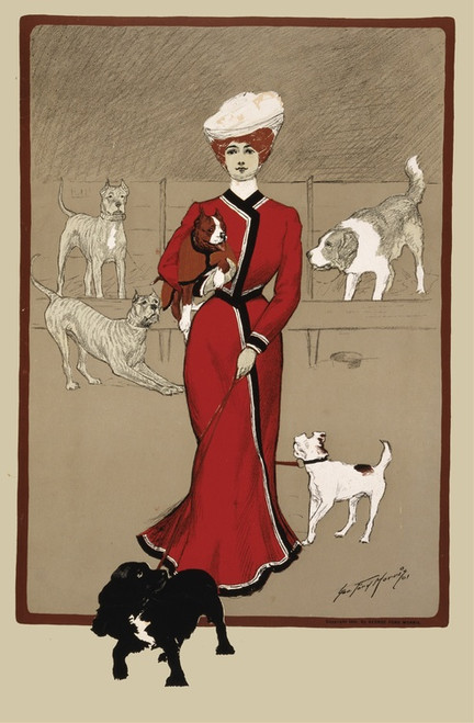 Digital Print - Mascoutah Kennel Club dog show by George Ford Morris