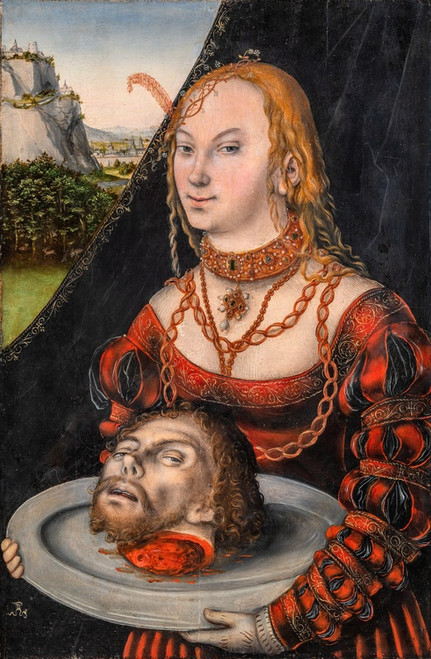 Digital Print - Salome by Lucas Cranach the Younger