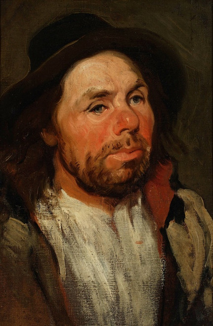 Digital Print - Study of a peasant in a hat by Piotr Michaowski Digital Print - Study of a peasant in a hat by Piotr Michaowski