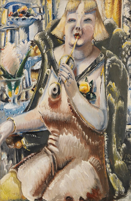 Digital Print - An der Bar (The Star at the Show) by Paul Kleinschmidt
