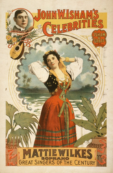 Digital Print - John W. Isham's celebrities by Strobridge & Co. Lith.
