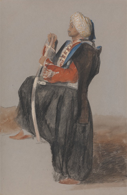 Digital Print - The Dragoman of Mr. Moore, English Consul at Beyrout by Sir David Wilkie