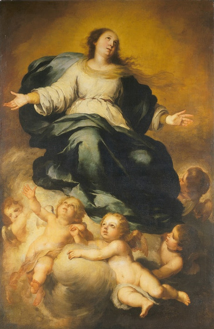 Digital Print - The Virgin of the Assumption by Francisco Meneses Osorio