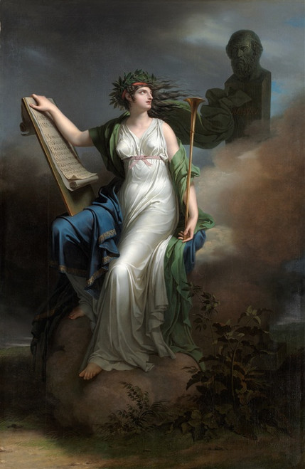 Digital Print - Calliope, Muse of Epic Poetry by Charles Meynier