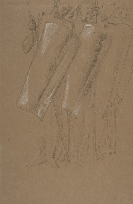 Digital Print - Armed Men by Sir Edward Coley Burne-Jones