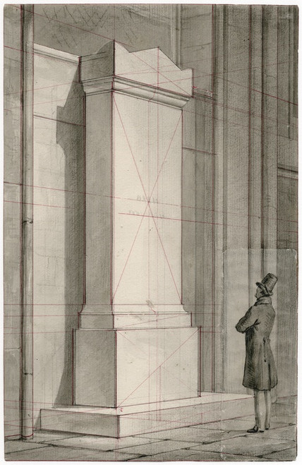Digital Print - Funerary monument for J.M. Kemper in Leiden, Pieterskerk by David Humbert de Superville