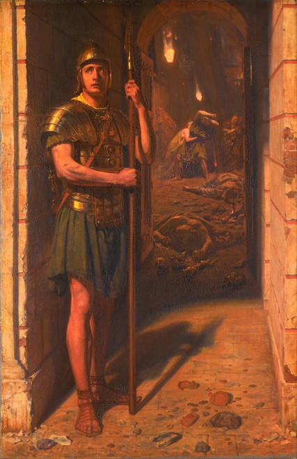 Digital Print - Faithful Unto Death by Edward John Poynter