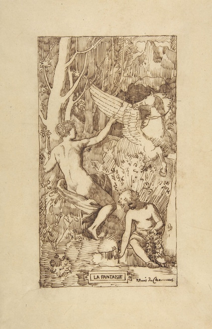 Digital Print - Fantasy by Pierre Puvis de Chavannes