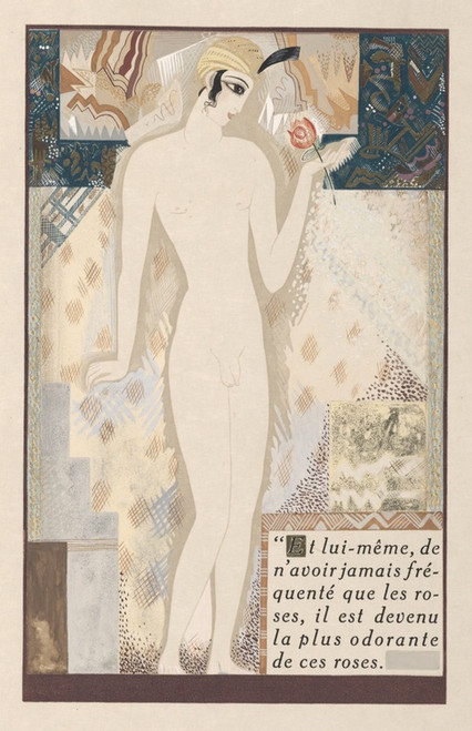 Digital Print - Histoire charmante de l'adolescente sucre d'amour Pl.6 by Francois-Louis Schmied