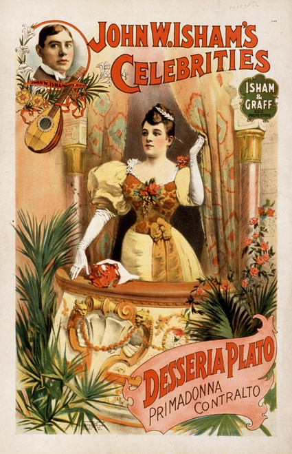 Digital Print - John W. Isham's celebrities by Strobridge & Co. Lith.