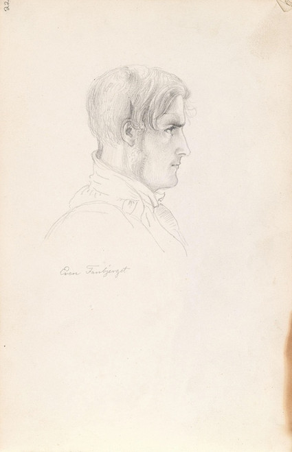 Digital Print - Even Fanbjerget by Adolph Tidemand