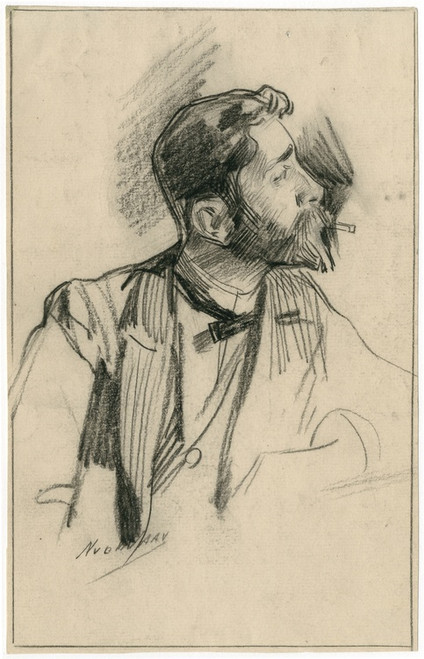 Digital Print - G. Overman, schilder by Nicolaas van der Waay