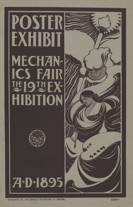 Digital Print - Poster exhibit, Mechanics Fair, the 19th exhibition by Elisha Brown Bird