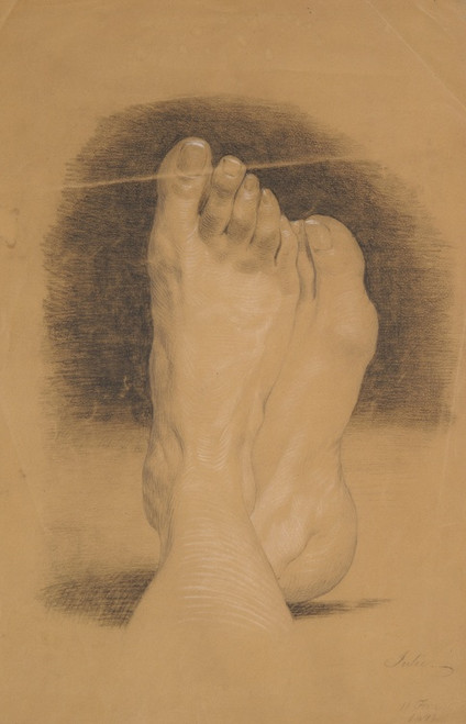 Digital Print - Feet by Julie Wilhelmine Hagen-Schwarz