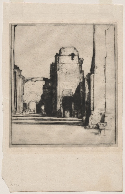 Digital Print - Tepidarium, Baths of Caracella by David Young Cameron