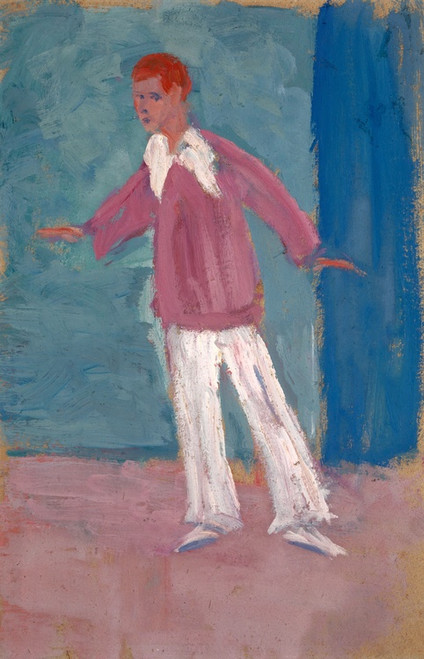Digital Print - Gesticulating Actor by Ernst Schiess