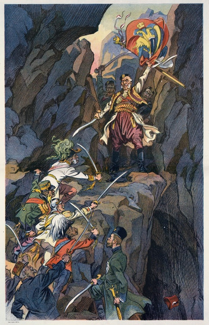 Digital Print - Nicholas of Montenegro by Udo Keppler