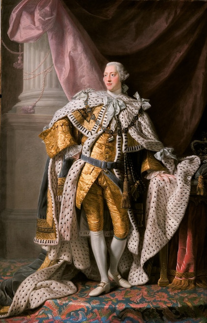 Digital Print - King George III In Coronation Robes by Allan Ramsay