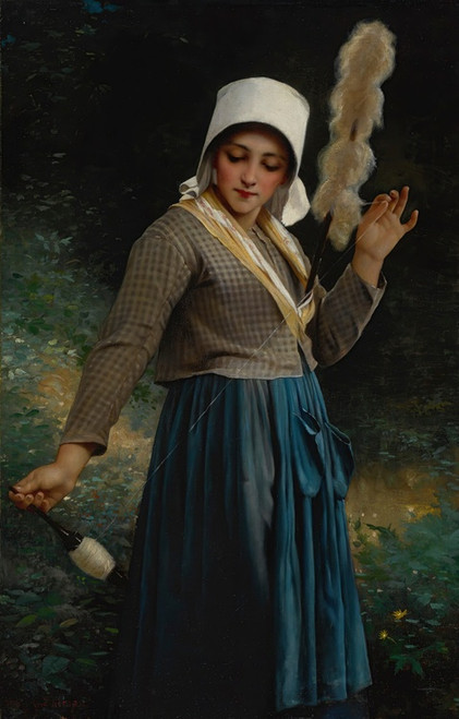Digital Print - Paysanne De La Creuse by Charles Victor Thirion
