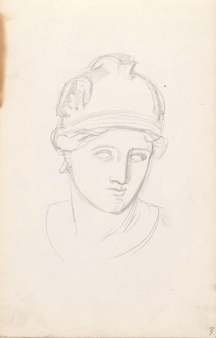 Digital Print - Study of sculpture head by Adolph Tidemand