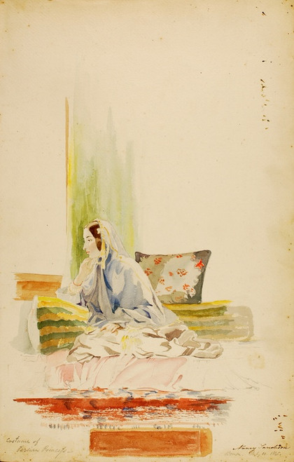 Digital Print - Costume of Persian Princess by Miner Kilbourne Kellogg