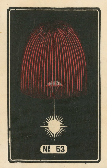 Digital Print - Night Fireworks no. 53 by Jinta Hirayama