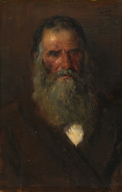 Digital Print - Study of the Head of an Old Man by Vladimir Egorovich Makovsky