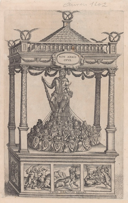 Digital Print - The 'Gallic Hercules' Pieter van der Borcht by Pieter van der Borcht the elder
