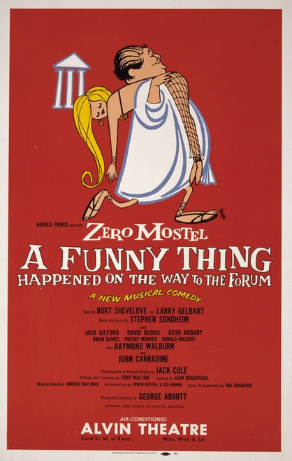 Digital Print - A funny thing happened on the way to the forum by Artcraft Lithograph