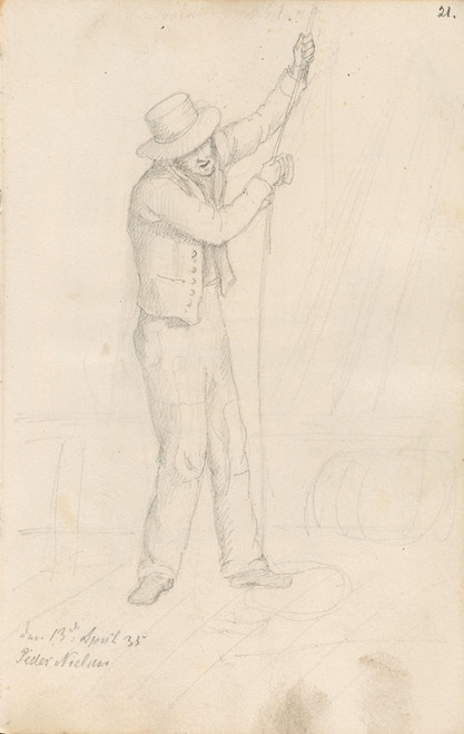 Digital Print - Peder Nielsen by Adolph Tidemand