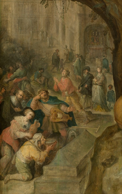 Digital Print - Miraculous Events at the Grave of Saint Bruno the Carthuisian by Frans Francken the Younger