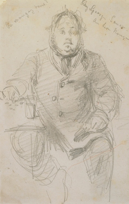 Digital Print - Chez George Sauer a Lion Rouge by James Abbott McNeill Whistler