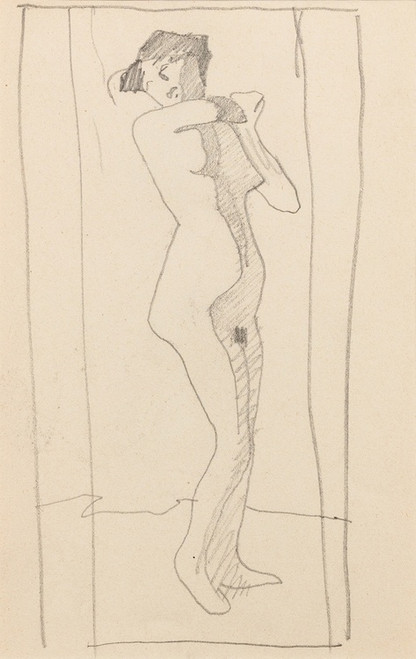 Digital Print - Femme nue debout by Amedeo Modigliani