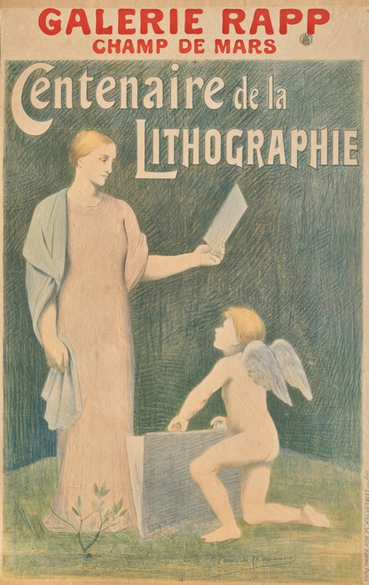 Digital Print - Centennial of Lithography by Pierre Puvis de Chavannes
