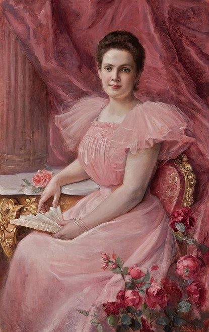 Digital Print - Pretty In Pink by Paul De La Boulaye