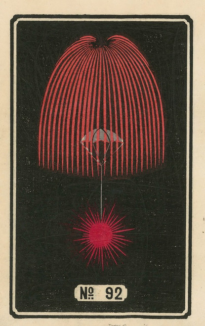 Digital Print - Night Fireworks no. 92 by Jinta Hirayama