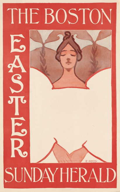 Digital Print - The Boston Sunday herald, Easter by Ethel Reed