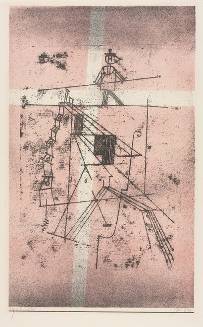 Digital Print - Tightrope Walker by Paul Klee