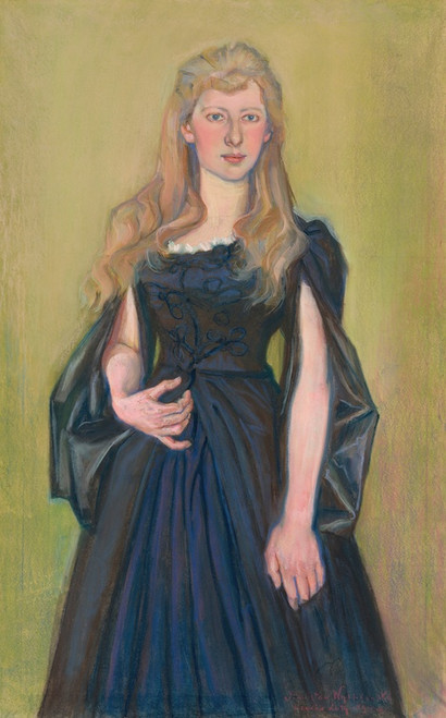 Digital Print - Portret modej damy by Stanisaw Wyspiaski