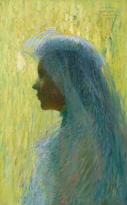 Digital Print - Profil au voile by Henri Martin