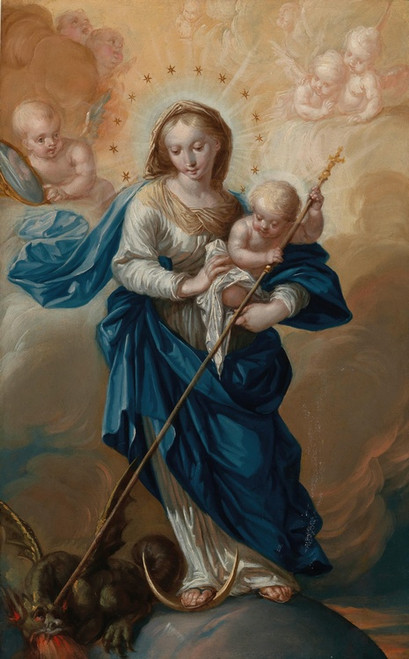 Digital Print - The Immaculate Conception by Franz Sebald Unterberger