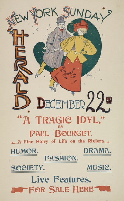Digital Print - New York Sunday herald. December 22nd by Charles Hubbard Woodbury