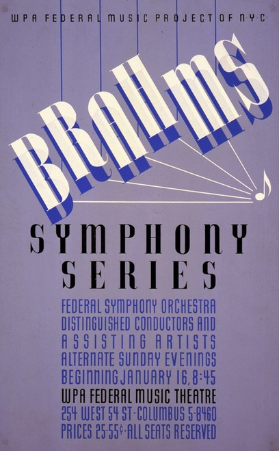 Digital Print - Brahms symphony series by Jerome Henry Rothstein