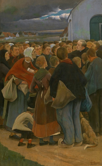 Digital Print - Farewell by Eugne Laermans