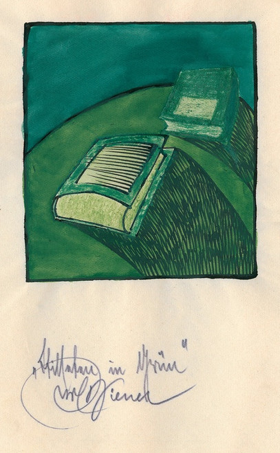 Digital Print - Stilleben in Grn by Karl Wiener