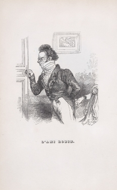 Digital Print - Robin, the Friend by J. J. Grandville